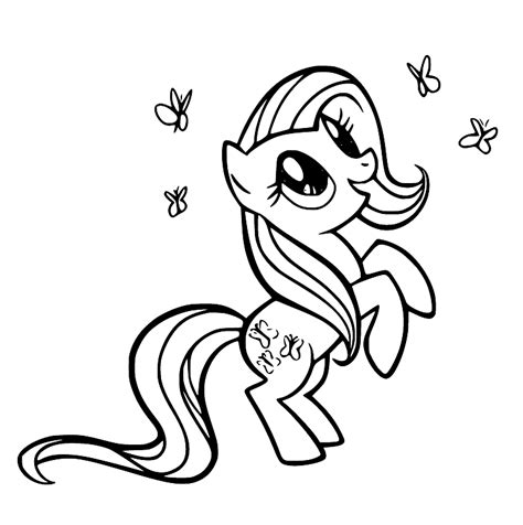 62 Fluttershy Coloring Pages