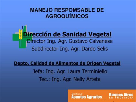 PPT MANEJO RESPOMSABLE DE AGROQU Í MICOS PowerPoint Presentation