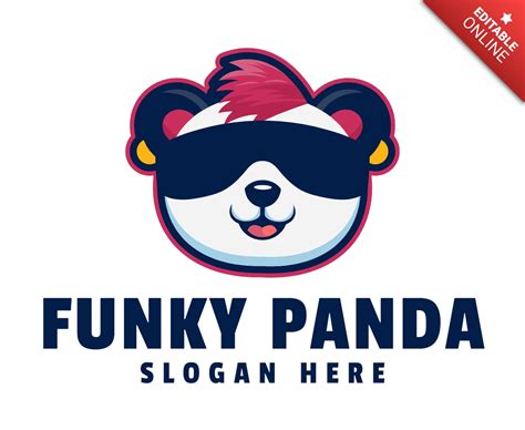 Modèle De Conception De Logo Panda Génial Modèle De Design Gratuit