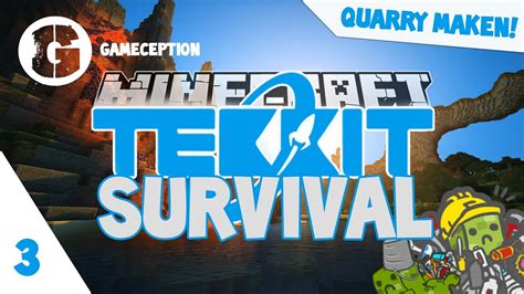 QUARRY MAKEN Tekkit Survival 3 Modded Minecraft YouTube