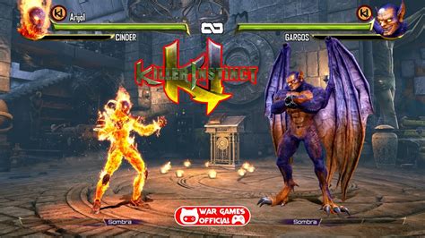 KILLER INSTINCT ANNIVERSARY EDITION GAMEPLAY CINDER VS GARGOS YouTube