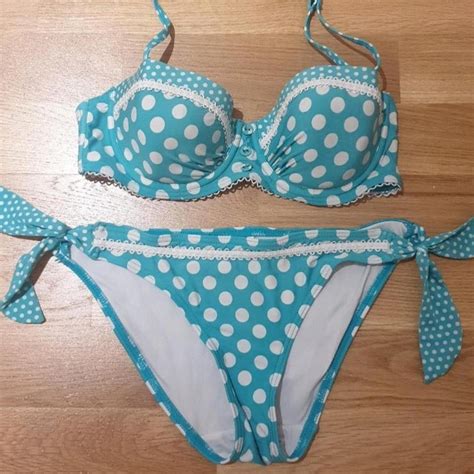 Teal Bikini Bottoms Size Bikini Top Cup Size Depop