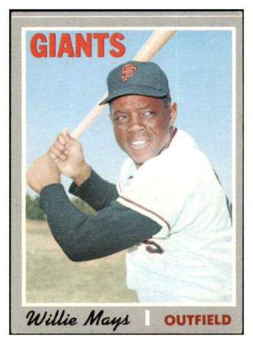 1970 TOPPS 600 WILLIE MAYS GIANTS VG EX 504988 KYCARDS EBay