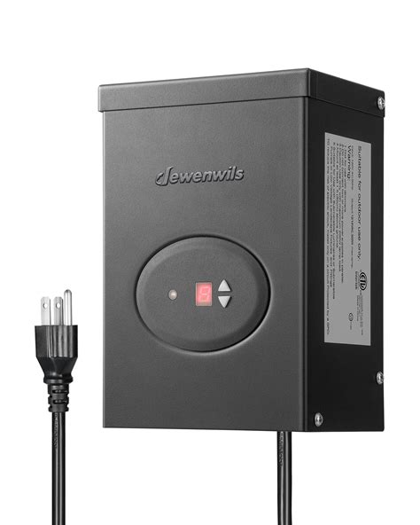 DEWENWILS 300W Low Voltage Landscape Transformer, Outdoor Weatherproof