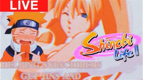 JINS Helping SUBS Get JINS LEVELS Shinobi Life 2 Live YouTube