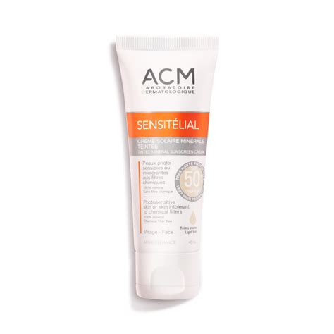 Acm Sensit Lial Spf Ecran Solaire Cr Me Teinte Claire Tube De Ml