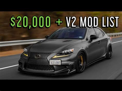 Lexus Is F Sport Mods Sip