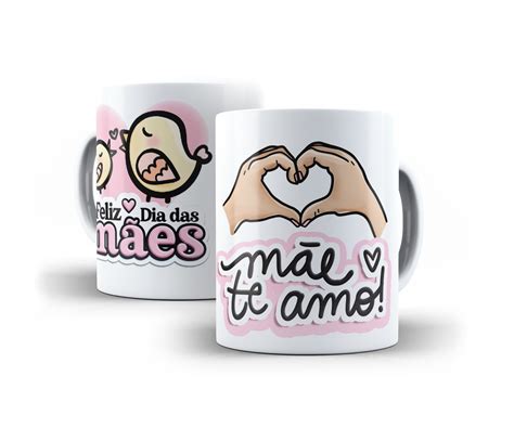 Caneca Personalizada Feliz Dia Das M Es Passarinho Elo