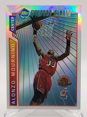 Alonzo Mourning Topps Mystery Finest Refractor Super Team