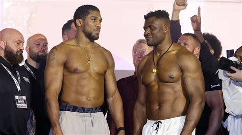 Boxing 2024 Anthony Joshua Vs Francis Ngannou Weigh Ins News Start