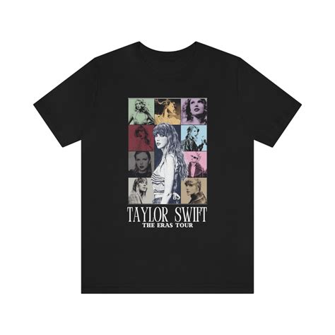 2 Sided Black Eras Tour Shirt Taylor The Eras Tour Shirt Etsy