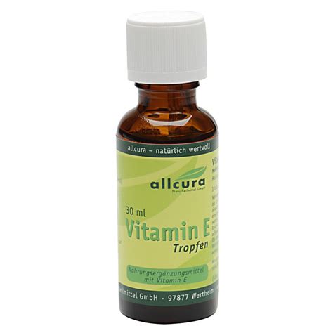 Allcura Vitamin E Tropfen 30 Ml Shop Apotheke