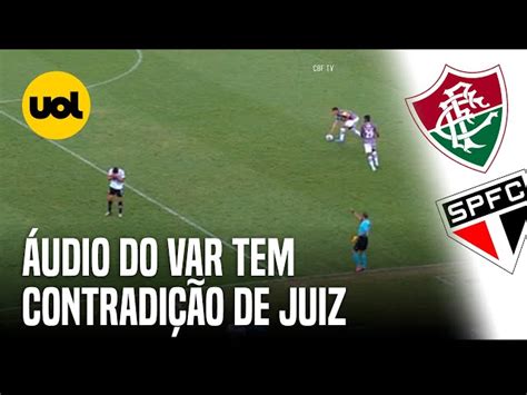 Áudio do VAR aumenta chances de anulação de Fluminense x São Paulo