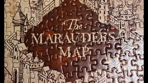 The Marauder S Map 1 000 Piece Puzzle Youtube