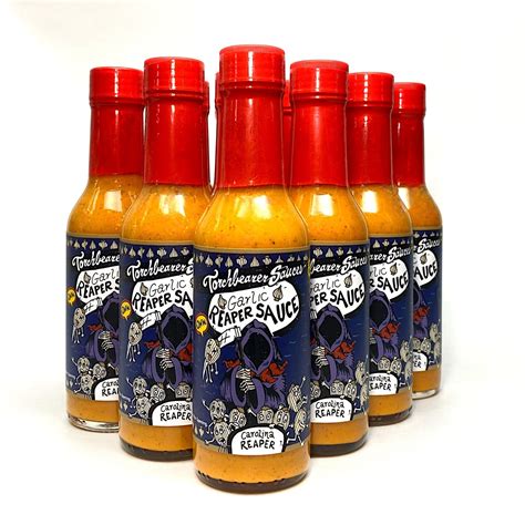 Garlic Reaper Case Of 12 5oz Torchbearer Sauces