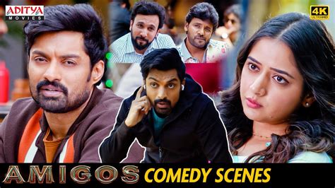 Amigos Hindi Dubbed Movie Comedy Scenes Nandamuri Kalyan Ram Ashika