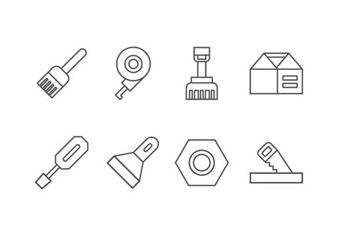 Handmade DIY Bricolage Tools Set Icon 172747 Vector Art At Vecteezy