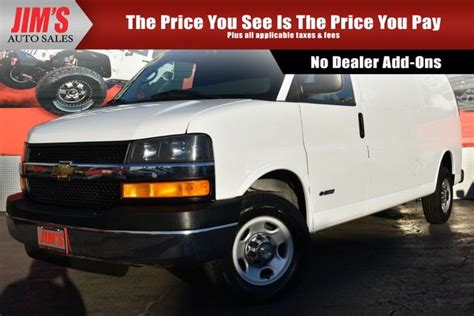 2005 Used Chevrolet Express Cargo Van 2500 155 WB RWD At Jim S Auto