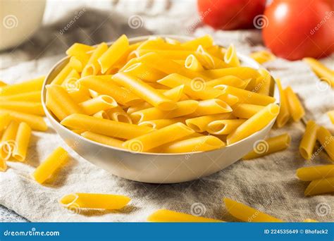 Homemade Italian Dry Mostaccioli Pasta Stock Image Image Of