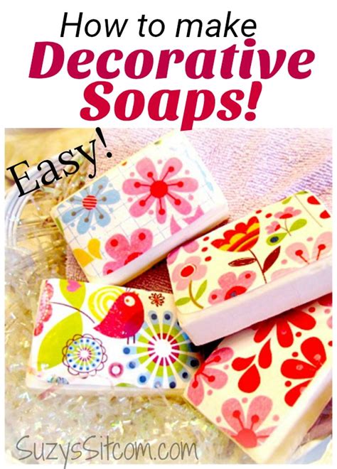 How To Make Easy Decorative Soaps