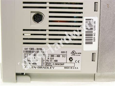 Plc Hardware Allen Bradley Ba A Series C Used In Plch Packaging