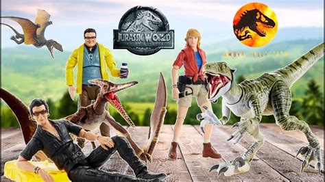 Las Mejores Figuras Amber Collection De Jurassic World Mattel Youtube