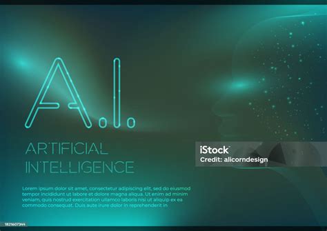 Ai Artificial Intelligence Ai Digital Brain Robotics Concept Human Face Made From Polygon