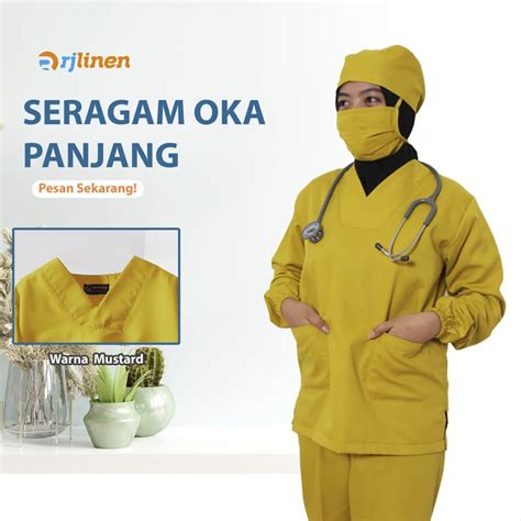 Jual Goshop Baju Oka Lengan Pendek Seragam Dokter Perawat Bidan Labor