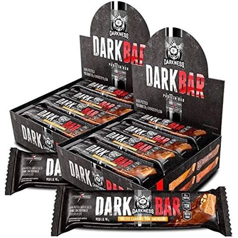 Dark Bar Caixa C 8 Barras Sabores Integralmedica Preto Netshoes