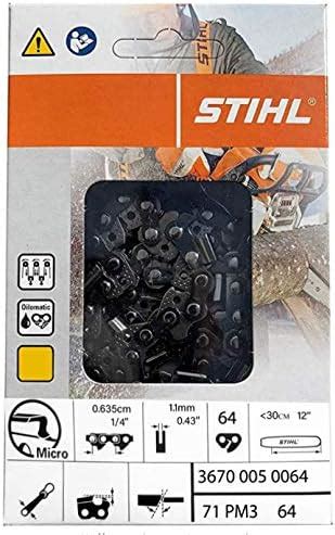 Stihl 12 Chainsaw Chain Loop 71 PM3 64 Drive Links 3670 005 0064