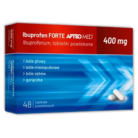 Ibuprofen Forte Apteo Med Mg Tabletek Por Wnaj Ceny Allegro Pl