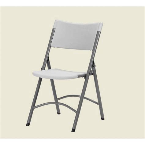 Perfect Home Grey Plastic Seat Outdoor Safe Portable Folding Chair Set