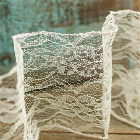 Vintage Inspired Ivory Lace Wired Ribbon Ribbon And Trims Craft