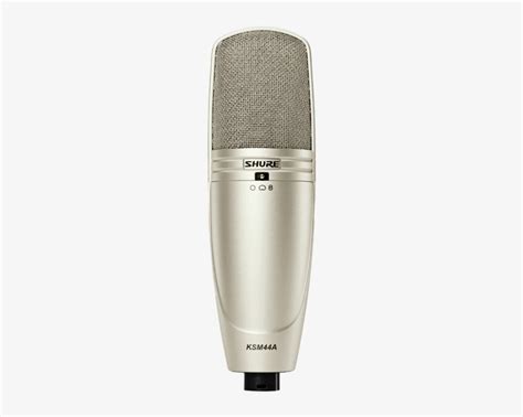 Shure Ksm44a Multi Pattern Dual Diaphragm Microphone PNG Image