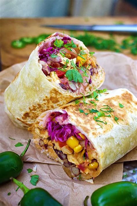 Vegan Burrito Recipes You Can Make Ahead For Lunch At Work Or School