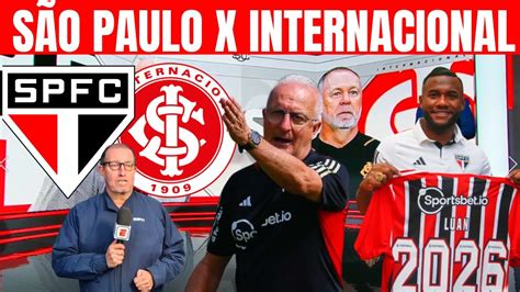 É HOJE SÃO PAULO X INTERNACIONAL PRÉ JOGO PROVÁVEL ESCALAÇÃO