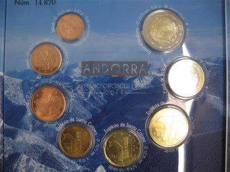 Andorra 2014 Diner Kms Euro Münzen Barren Kursmünzensatz eBay