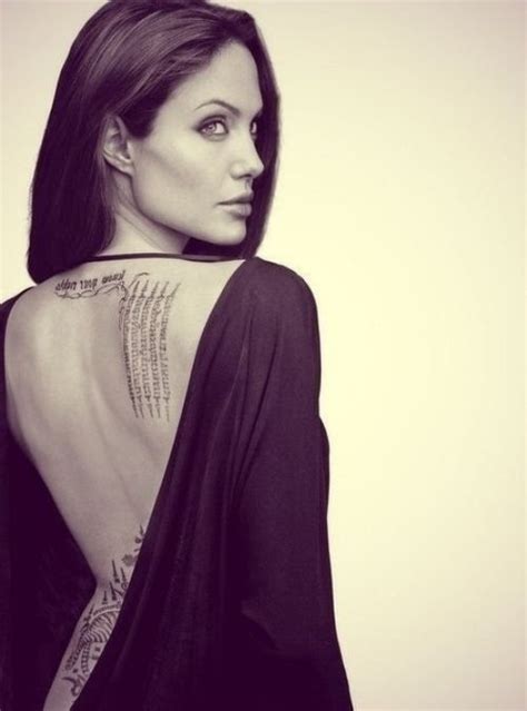 Angelina Jolies 15 Tattoos And Their Meanings Bodyartguru