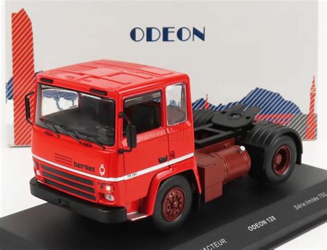 Odeon Berliet Tr280 Tractor Truck 2 Assi 1978 1 43 Red RCprofi Cz