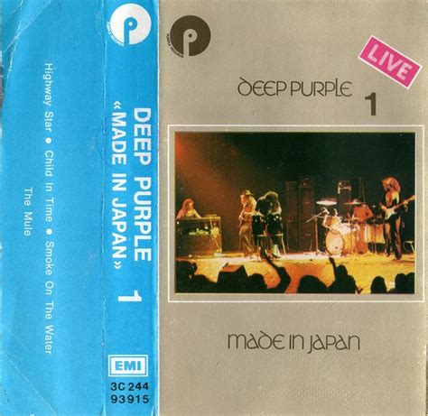 Deep Purple Made In Japan 1 Live 1973 Blue Cassette Discogs