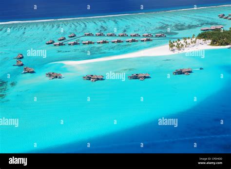 Aerial View Of Resort Maldives Indian Ocean Asia Stock Photo Alamy