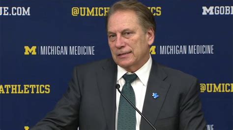 Tom Izzo Post Game Press Conference Vs Michigan Youtube