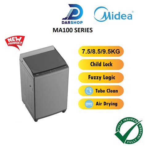 Midea Washing Machine 7 5KG 8 5KG 9 5KG Top Load Washer Mesin Basuh