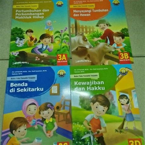 Jual Code Buku Teks Tematik Terpadu Kelas 3A 3B 3C 3D Kurikulum 2013