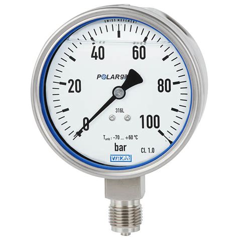 Bourdon Tube Pressure Gauge Stainless Steel Pg Lt Wika Canada