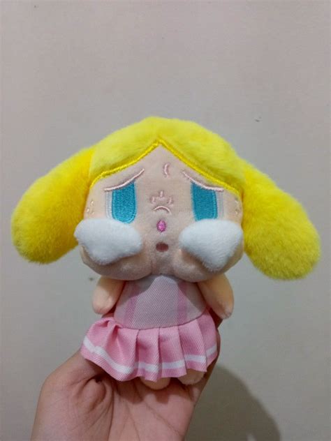 Cute Kawaii Crybaby Blonde Hair Girl Cry Baby Bag Hanging Keychain Plush Plushie Stuffed Toy 16