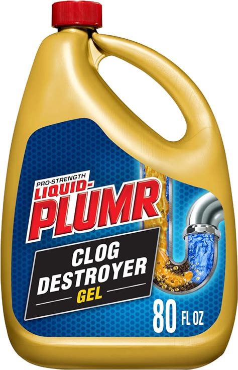 Liquid Plumr Pro Strength Clog Destroyer Gel With Pipeguard