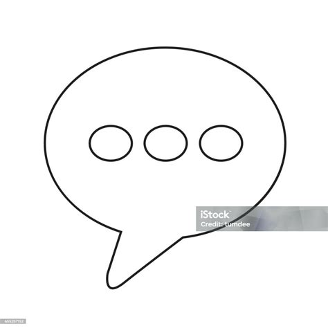 Speech Bubble Symbol Abbildung Symbol Design Stock Vektor Art Und Mehr Bilder Von Abstrakt