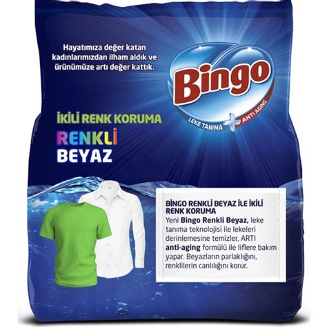 Bingo Matik Toz Ama R Deterjan Renkli Beyaz Kg Li Fiyat