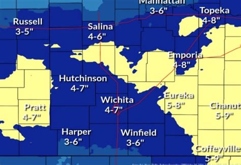 Winter Storm Warning issued for south-central Kansas due to heavy snow ...